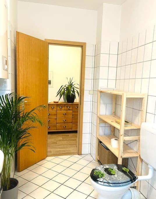 P6 - Familienwohnung Am Park Und Saale Галль Экстерьер фото
